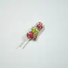 Grampo de Cabelo de Fruta Simulada para Mulheres, Personalizado, Criativo, Engraçado, Grampo Bico de Pato, Grampo Divertido para Franja Lateral, Grampo de Cabelo