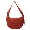 Bolsa de Pano da Moda Bolsa de Mensageiro para Estudante Feminina Bolsa Transversal de Tecido de Nylon Bolsa de Ombro de Grande Capacidade Estilo Japonês Bolsa de Viagem Formato de Bolinho