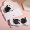 Óculos de Sol Polarizados de Silicone com Tema Panda para Esportes ao Ar Livre, Proteção para os Olhos, Protetor Solar, Anti-Ultravioleta, Estilo Infantil, Óculos de Sol Super Fofos para Crianças