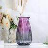 Florero de Cristal Europeo Casual, Florero Hidropónico, Adornos Decorativos Creativos de Escritorio para Sala de Estar, Decoración para el Hogar con Flores Secas