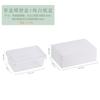 Caja desechable para tiramisú, transparente, espesa, de leche de soja, melaza, West Dot, rectangular, con tapa.