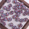 Nuevas Cuentas de Vidrio Redondas Perforadas de 10 mm con Lunares de Colores DIY Material para Cuentas Sueltas Accesorios de Joyería para Pendientes Colgantes