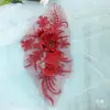 Bordado Estéreo 3D Lantejoula Renda Acessórios Vestido de Casamento Material DIY Feito à Mão Adesivo de Flor Pó Decorativo