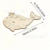 Al por mayor en stock Varias formas de virutas de madera Bricolaje Gato Oso Cohete Decoración Festiva Decoración para Fiestas en Casa 10 Piezas