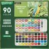 Set de Pinturas de Acuarela Sólida al por Mayor en Caja de Lata, Materiales de Arte Portátiles para Pinturas Infantiles Pintadas a Mano, Pastillas de Polvo de Pintura
