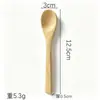 Cubiertos de bambú premium: cucharas para bebé, cucharas para arroz, cucharas para miel, cucharas pequeñas de madera estilo coreano, cucharitas de té exquisitas, directo del fabricante