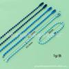 Corrente de contas de cor doce de 2,4 mm corrente de etiqueta de joia corrente para chaveiro DIY acessórios chaveiro grande favoravelmente