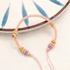 Mo XiangLi Cordão de Mão Semiacabado com Contas Fivela Ping An Tecido à Mão Étnico Cordão Vermelho Pulseira DIY Presente