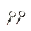 Aretes de Búho para Mujer, Moda Retro, Estilo Punk Personalizado, Nuevos Estilos de Clip para Oreja, Versátiles Aretes Hip-Hop