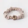 Cuerda para Anudar el Cabello de Mujer Elástica Alta Duradera Chaqueta de Cuero Cuerda para la Cabeza Linda Infantil 2024 Anillo para el Cabello del Intestino Delgado