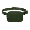 Bolso Lulu del mismo estilo en stock, riñonera antisalpicaduras, riñonera deportiva de nailon para correr, riñonera para teléfono móvil para hombres y mujeres.