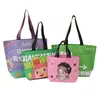 Vaya, bolsas de asas tejidas hechas a medida, bolsas llamativas, bolsas ecológicas extragrandes, bolsas de piel de serpiente, publicidad para exposiciones con impresión de logotipo