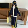 Conjunto de Ropa Deportiva Casual Estilo Coreano para Niñas de Primavera y Otoño para Niños Mayores y Pequeños, Sudadera de Moda para Niños, Ropa Popular de Otoño