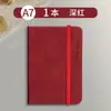 Cuaderno SiJin A7 con Cubierta de Cuero de Colores y Correa con Sensación de Piel, Cuaderno de Bolsillo Conveniente para Notas y Diario en Movimiento