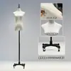 Tienda de ropa accesorios para maniquíes ropa de mujer ventana maniquí de medio cuerpo perchero muñeca falsa maniquí de vestido de novia soporte de exhibición