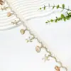 Pingentes de Concha Artesanais da Moda com Franjas e Acabamento em Renda, Acessórios de Vestuário, Materiais Decorativos, Joias DIY, Acabamento em Renda de Concha
