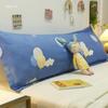 Funda de almohada larga doble Funda de almohada Pareja Una pieza Leften 1.2 m/1.5/1.8 m Funda de almohada larga grande