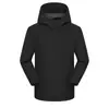 LD6188 Ropa de Carga Fina de Tul para Otoño e Invierno para Hombres y Mujeres Impermeable Cortavientos Cálida Ropa de Trabajo Chaqueta con Capucha Ropa de Grupo
