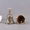 Sino de Oito Trigramas de Latão Puro com Três Pontas, Pingente de Sino Antigo Realizador de Desejos, Item Decorativo, Enfeite para Pendurar no Carro, Peça de Mão de Sino