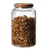 Frasco de Almacenamiento para Cáscara de Mandarina, Frasco Sellado de Vidrio, Botella de Almacenamiento para Cáscara de Mandarina, Frasco para Té, Frasco para Fruta Seca, Frasco de Vidrio