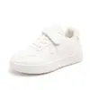 Sapatos Infantis Tênis de Skate Infantil Primavera e Verão Novos Campus Sapatos Brancos Estudantes Malha Respirável Solado Macio Branco Escolar Recomendado