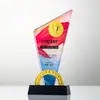 Troféu de Madeira, Curva Geométrica, Medalha de Madeira, Prêmios Personalizados para Reunião Anual, Lembrança de Equipe de Funcionários Excepcionais Corporativos