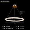 Lustre de cristal de luxo pós-moderno, luminária de sala de estar, anel romântico, aconchegante, sala de jantar, quarto, internet, celebridade, anel, lâmpada Firefly