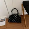Bolso de axila para mujer, nueva colección de verano 2026, diseño de nicho, exquisito estampado de lunares, bolso de hombro, adecuado para ir al trabajo, bolso de mano tipo concha