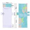Suministro Directo de Fábrica Cubierta de Microfibra para Silla de Playa Reclinable Toalla de Playa Bolsa Impresión Digital Estilo Marino Frutal