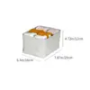 Caja de Almacenamiento de Calcetines de Tela Transfronteriza de Algodón para Escritorio de Casa, Cajón, Compartimento Varios, Armario, Caja Organizadora de Ropa Interior