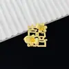 Broche de Flor Doble Felicidad Estilo Nuevo, Ramillete Retro de Nicho de Alta Gama, Alfiler de Moda de Alta Gama para Mujer, Accesorios para Ropa