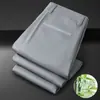 Pantalones Casuales para Hombre Primavera y Verano 2025 Nuevo Pantalón Recto con Doble Pliegue Fibra de Bambú Elástico Pantalón Largo