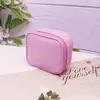 Nova Bolsa de Cosméticos Simples de PU para Viagem Grande Capacidade Bolsa de Cosméticos High-End Batom Produtos de Higiene Pessoal Bolsa de Cosméticos Atacado