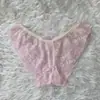 Pantaletas de Malla Transpirable Sin Costuras de Modal, Braguitas Transparentes Sexys de Encaje Bordado para Mujer, Pantaletas de Encaje