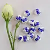 Calcomanía de Corazón de Melocotón Cuentas de Cerámica con Perlas Cuentas de Cerámica Estilo Chino Accesorios Hechos a Mano para DIY Pulsera Accesorios para Collar Material