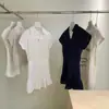 WGWE10036 Guangzhou Treze Linhas Roupas Femininas Verão 2026 Novo Vestido Francês de Gola V com Design Acinturado e Manga Curta