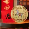 2026 Año del Caballo (Yingwu) Colección Filatélica de China: "Éxito Instantáneo" Sello de Filigrana Sello del Zodiaco Edición Limitada Moneda Conmemorativa Regalo Coleccionable