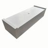 Banqueta de Terrazzo UHPC Concreto Argila Água Clara Concreto Translúcido Assento Longo Arco Formato Especial Árvore Luminosa Tanque de Água Canteiro de Flores