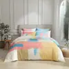 Funda de edredón floral y fundas de almohada, juego de tres piezas, impresión y teñido digital, fabricante, venta al por mayor transfronteriza, juegos europeos y americanos para la cama