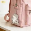 Nuevo llavero acrílico para mascotas transfronterizo, colgante de gatito lindo, llavero interesante, accesorio ligero para el día a día
