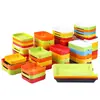 Mesa de Restaurante de Hot Pot de Autoservicio Vajilla melamina Comercial Creativo Plato de Cuerda Plato para Barbacoa Cubo para Verduras Bol Bol para Salsas