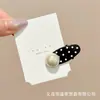 Grampo Lateral de Flor com Estampa de Leopardo para Mulheres 2025 Novo Clipe de Franja de Alta Qualidade para Cabelos Quebrados Clipe Lateral de Uma Linha Acessório de Cabelo