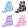 Mochila transfronteriza de Amazon para niñas, juego de tres piezas de mochila escolar para estudiantes de primaria, mochila linda estilo ins