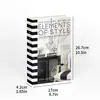 Caja de Almacenamiento de Libros Falsos de Inglés Simple, Modelo de Libro Abrible Creativo Simulado, Caja de Almacenamiento de Libros Decorativa Suave para Casa Modelo Villa