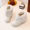 Botas de Nieve de Gamuza de Moda para Niños Pequeños 2026 Otoño Nuevas Llegadas Zapatos de Algodón Espesos con Felpa para Niños Botines Cortos Botas de Nieve