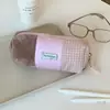 Estuche Original a Cuadros Color Block Alta Apariencia Estilo Ins Bolsa para Papelería Gran Capacidad para Estudiantes de Secundaria y Preparatoria Estuche Suave a Prueba de Golpes