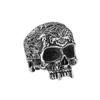 R0937-NK01 comércio exterior jóias atacado personalidade europeia e americana banda de rock retro crânio anel de aço titânio
