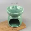 Pode Ser Queimado a Seco Lâmpada de Vela Cerâmica para Aromaterapia Lâmpada de Óleo Essencial Queimador de Incenso Flor de Cerâmica Quarto Sala de Estar Umidificador de Fragrância