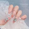 Internet celebridade K9 cristal cor de diamante branco tridimensional especial-em forma Super Flash multi-corte colorido grande diamante laser colorido unhas broca acessórios
