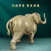 Enfeites de Elefante de Latão Decoração para Casa Chinesa Artesanato de Metal Riqueza e Auspiciosidade Presentes Festivos Presentes de Negócios